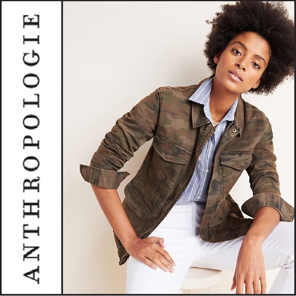 NWT "Anthropologie" Sanctuary Camo Utility Jacket